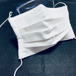 送料込国産さらしの夏マスクプリーツマスク 2枚セット