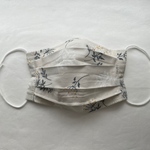 布マスク/フィルターポケット付き 花柄① 大人用