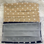 接触冷感夏用クールマスクカバー水玉