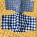 夏マスク、耳まで覆えるジャンボサイズ両面ガーゼマスク2枚組