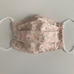 布マスク/フィルターポケット付き 小花柄
