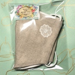 ♡リネンマスク ワイヤー入 立体マスク