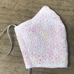 ☆再販☆コットンレースのおしゃれな立体マスク♪︎(水玉ピンク)