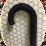 傘の持ち手カバー♪シンプル黒色 受注制作