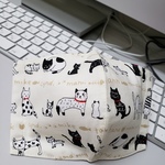 ハンドメイドマスク猫