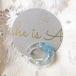 イヤーカフ(ブルーシルバー)