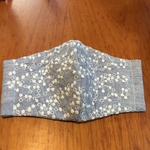 夏マスク 大判刺繍ダブルガーゼ