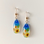 🌻ひまわりピアス 青空と向日葵❁2