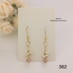 スワロフスキーローズ◇大人可愛いピアス/イヤリング