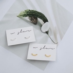 w slur*シルバー925 ミニライン ピアス/イヤリング