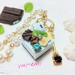 再販×8☆キラキラチョコミントケーキ☆バックチャーム☆