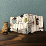 昆虫大好き! 子ども用立体マスク(園児〜低学年向け) クワガタ トンボ カブトムシ かっこいい 男の子 小学生 幼稚園 保育園