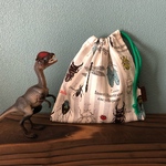 昆虫大好き! かっこいい マスク入れ マスクケース マスク巾着 男の子 カブトムシ クワガタ 巾着