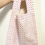 再販!苺柄コンビニエコバック