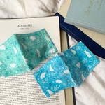 *夏用 接触冷感 キッズサイズ 【ひんやり白くま2枚セット】 ブルー ミントグリーン 立体マスク インナーマスク マスクカバー 子供用 こども 布マスク ゴム付き