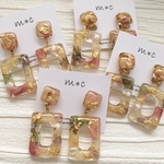 square・peach ピアス