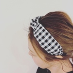 再販4 ギンガムチェック カチューシャ