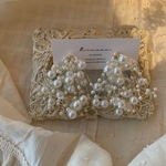 パールシャワーのタッセルイアリング