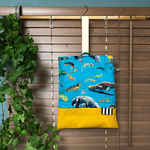 爬虫類大好き! かっこいい 上履き袋 男の子 入園入学 幼稚園 保育園 小学生 爬虫類柄 トカゲ