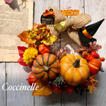 *ハロウィンリース*punpkin 26cm。.:*:・'°☆