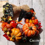 *ハロウィンリース * punpkin 27size。.:*:・'°☆
