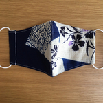 【委託品】なでしこ柄の浴衣地立体マスク③