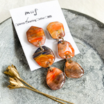 色のカケラ*3連 イヤリング-8