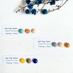 選べる3色☆ドイツ製秋色ガラスのひとつぶピアス・イヤリング