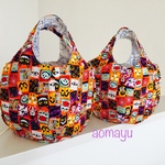 aomayu☆ハロウィン柄バルーンバッグ☆お菓子バッグでも◎☆送料無料