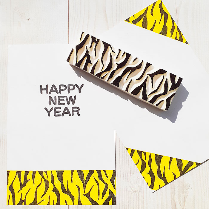 はんこで簡単 手作り年賀状のアレンジアイデア Minneとものづくりと