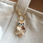 羊毛フェルト/バイオリンを弾くネコ