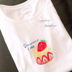 ストロベリーチーズcake Tシャツ残りレディースWLのみ