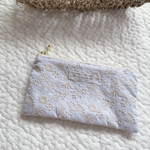 マスク入れ ポーチ チェックアンドストライプ フィールドオブフラワー ポーチ