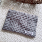 マスク入れ ポーチ チェックアンドストライプ 小さなプルメリア ラベンデューラ メイモリス ポーチ