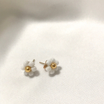 ビーズピアス　お花