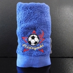 サッカー好きな方へ　お名前刺繍入り今治フェイスタオル