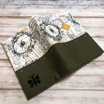 ハヤカワ文庫サイズ ポケット付き ブックカバー 蜂🐝⋆゜刺繍入り