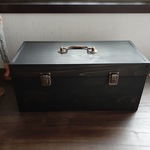黒の収納箱　(持ち手金具変更)