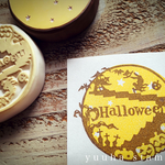 ハロウィン消しゴムはんこ ２個セット  ~星空＆アリスうさぎのハロウィン~ 