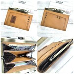 がま口財布 　牛革　