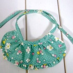 フリルエプロン(22cmドール用）green