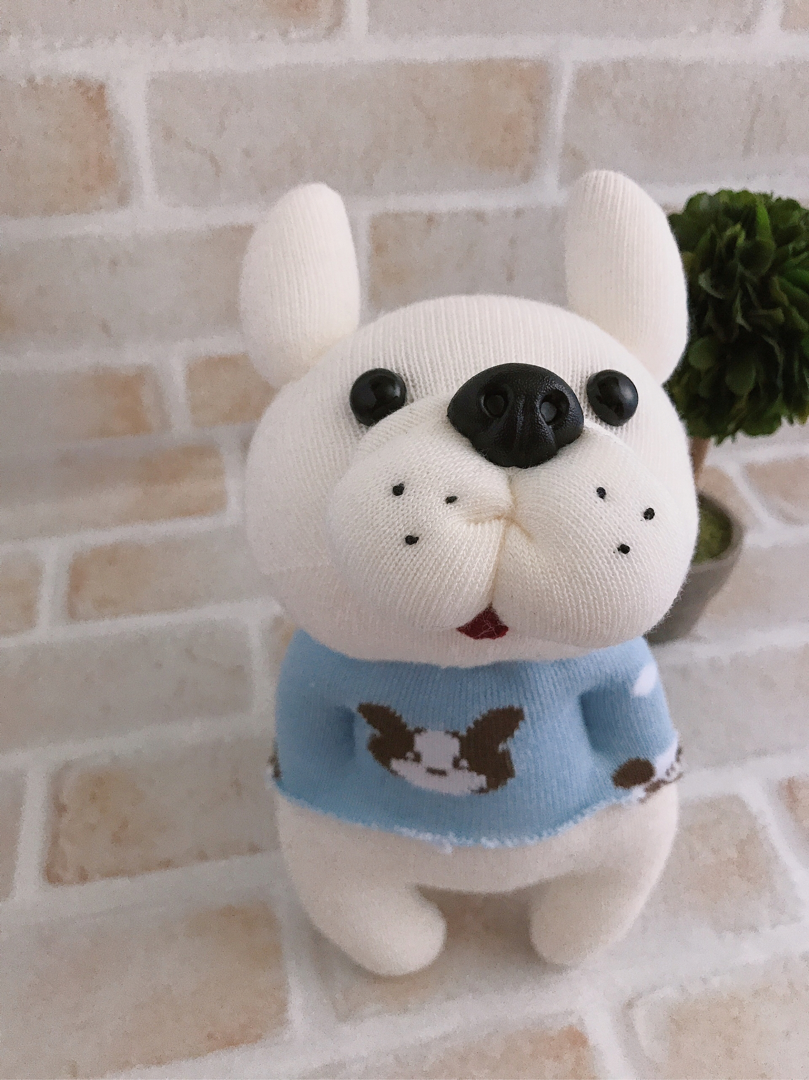 ☆オーダーメイド☆ ぽっけに手 フレンチブルドッグ ぬいぐるみ