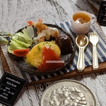 【再販なし】ミニチュアフード 洋食プレート⑤♪ 