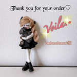 キラキラベア🧸パールアンクレット♡ルルベちゃん