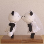 【a様ご売約済み】Happy Wedding ぱんだ♡