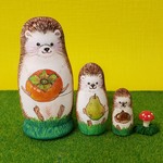 ハリネズミマトリョーシカ🍐果物たくさん