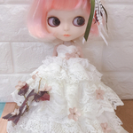 ブライスアウトフィット  ヘッドドレス付き  オフ白❣️新作(๑˃̵ᴗ˂̵)ドレス