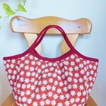 new!＊送料無料＊フラワー刺繍のコロンと大きめグラニー