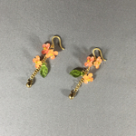 金木犀のロングピアス