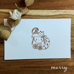 りすのお昼寝つんつんはんこ